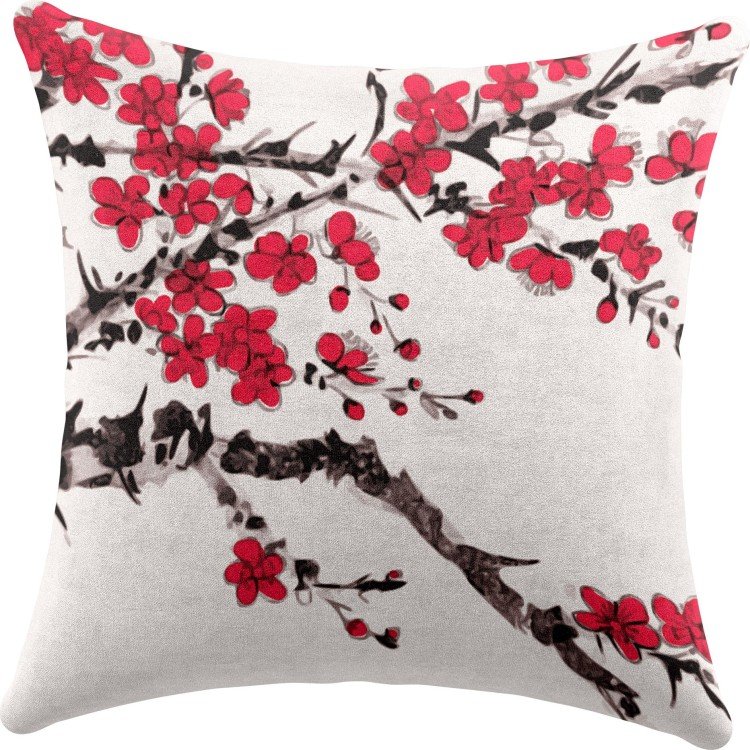 Подушка квадратная Cortin «Цветущая сакура»